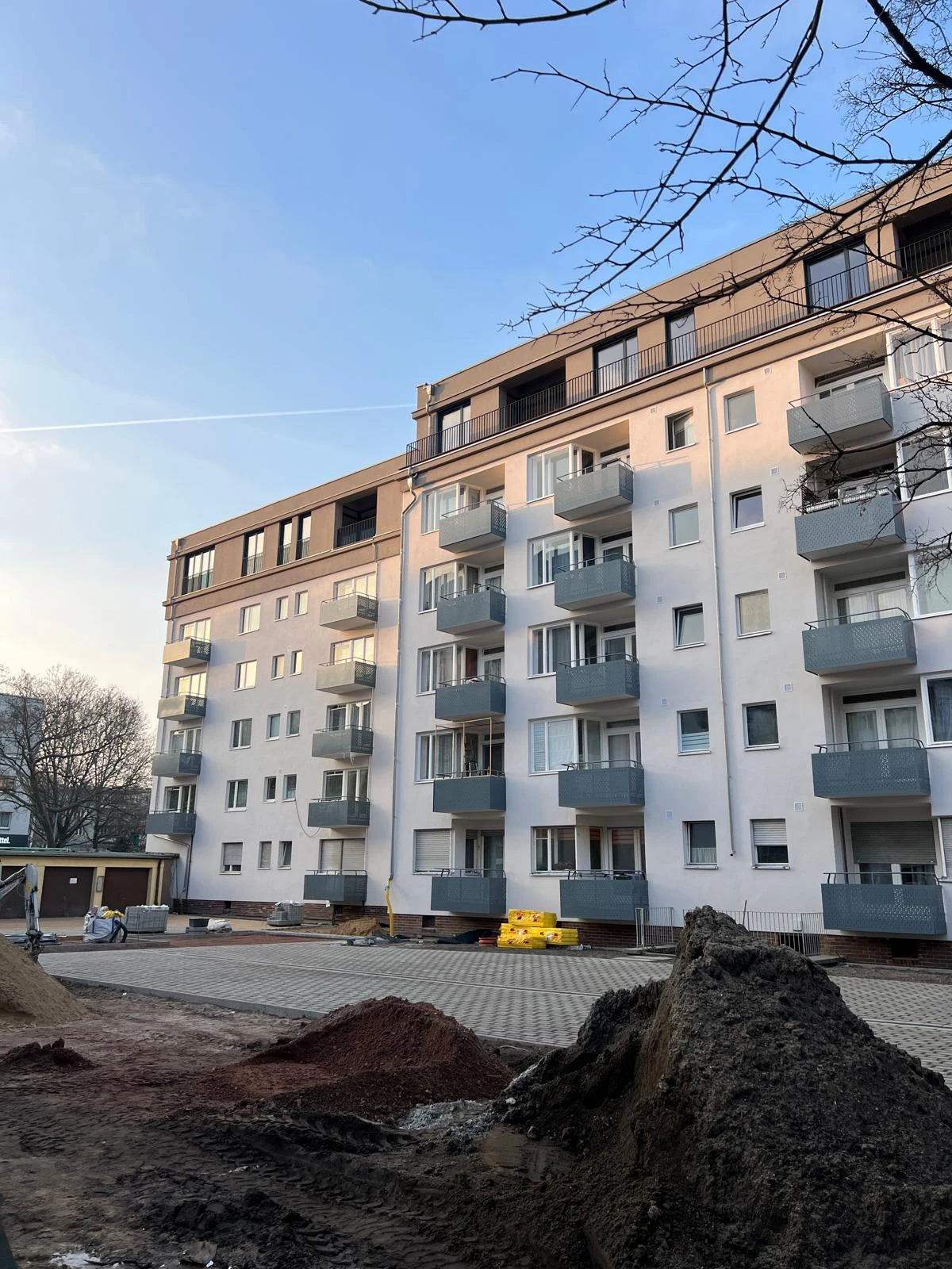 Geschosswohnungsbau · Baustellenfoto