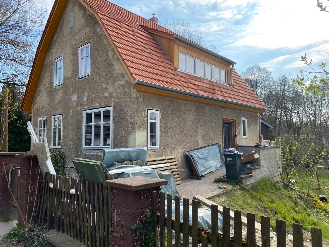 Einfamilienhaus in Brandenburg an der Havel · Baustellenfoto